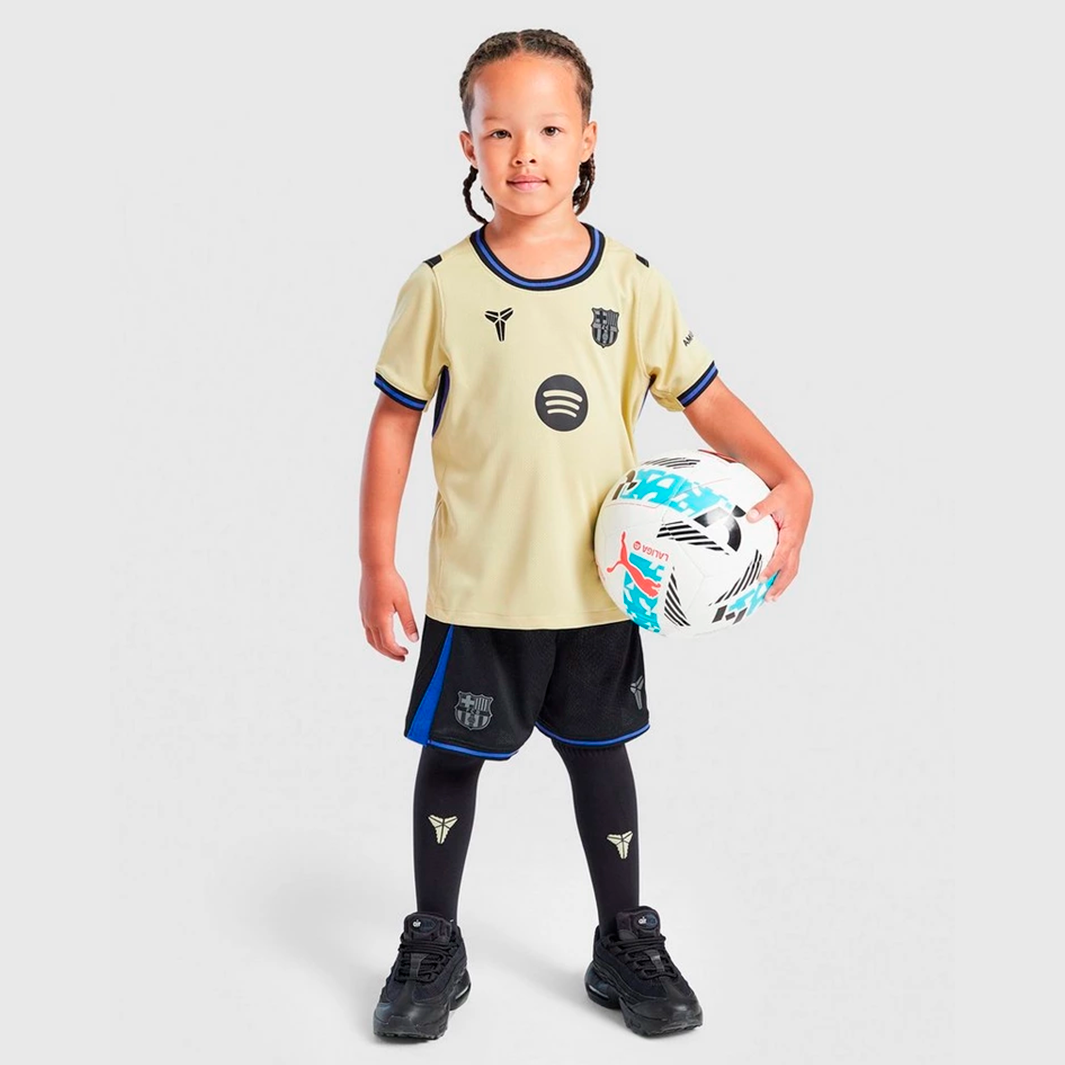 1-238 Barcelona x Kobe 2025/26 Camiseta Visitante – Kit Niños - Imagen 1