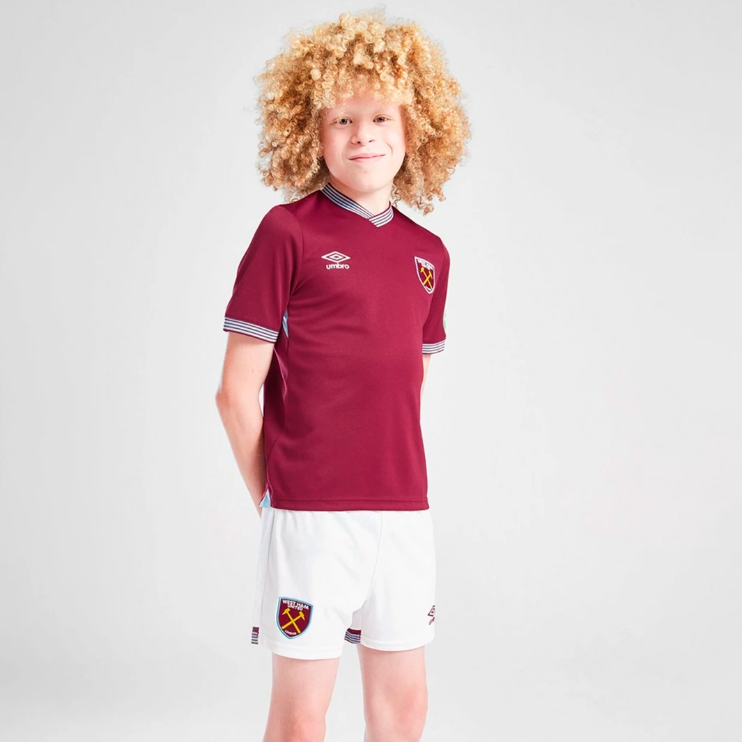 1-272 West Ham 2025/26 Home – Kit Niños - Imagen 1