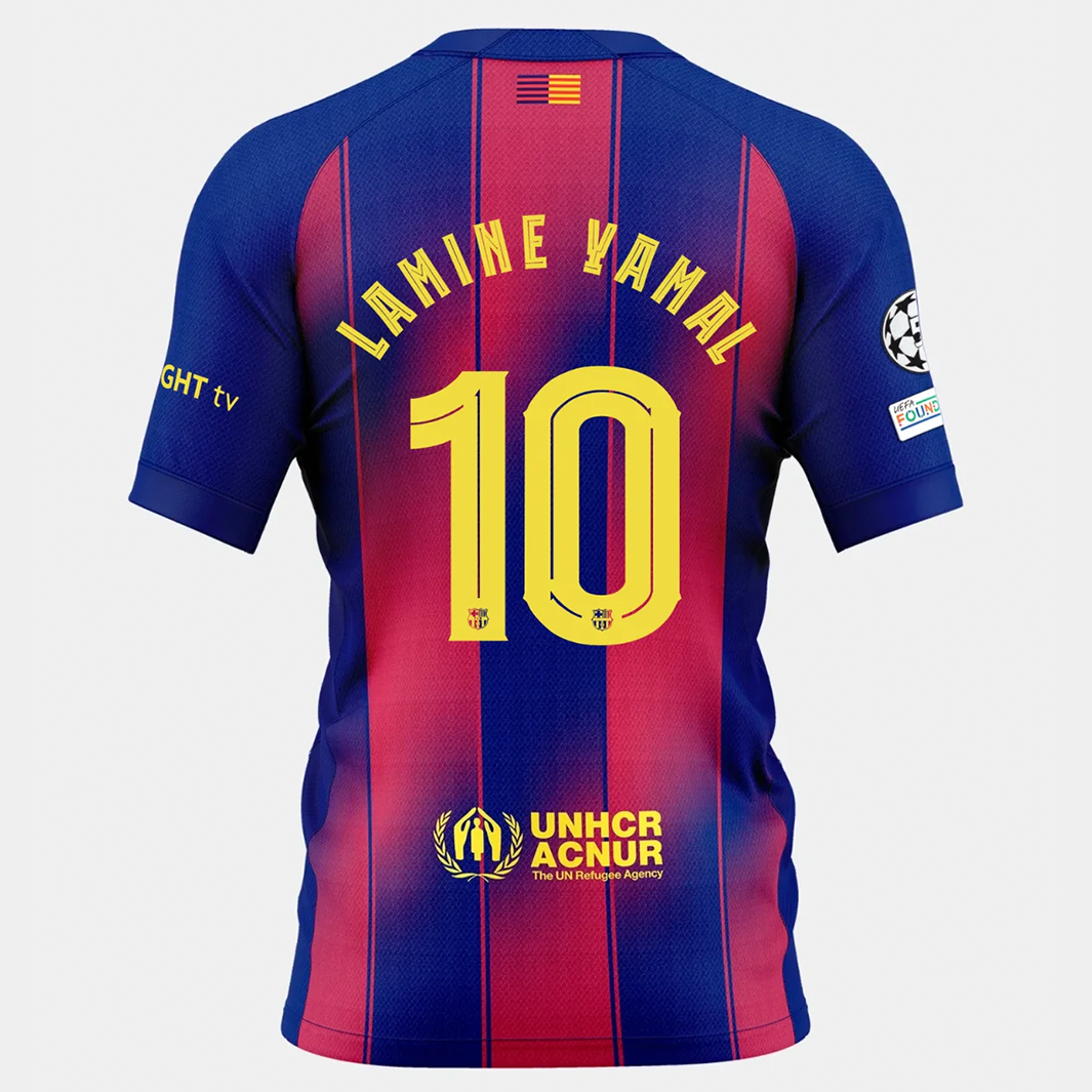 1-302_588acd15-a61f-431e-a736-9376a600d6d4 Barcelona 2025/26 Lamine Yamal #10 Camiseta Local – Versión Jugador - Imagen 1