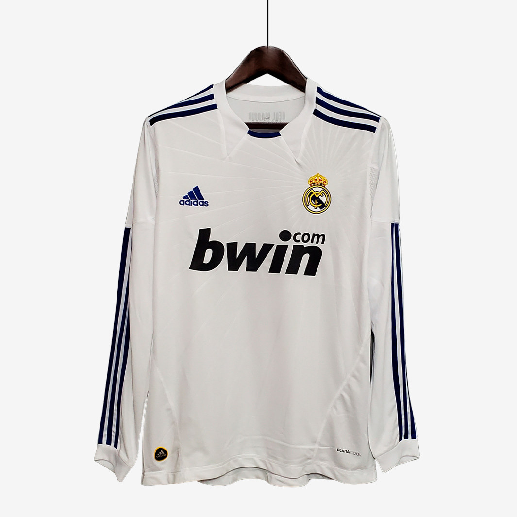1-435 Real Madrid 2010/11 Camiseta Local Long Sleeve Versión Retro - Imagen 1