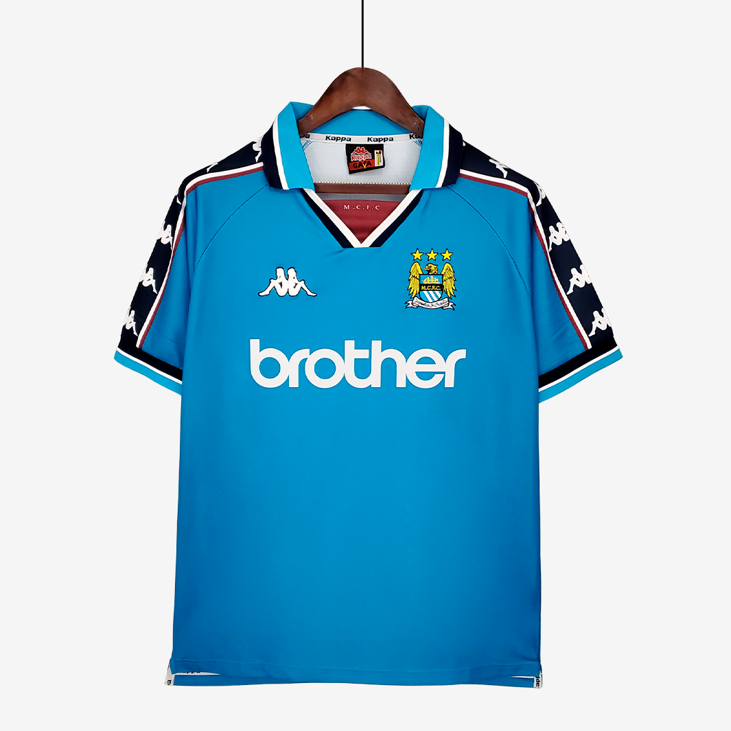 10-16 Camiseta Local Manchester City 1997/99 – Versión Retro - Imagen 1