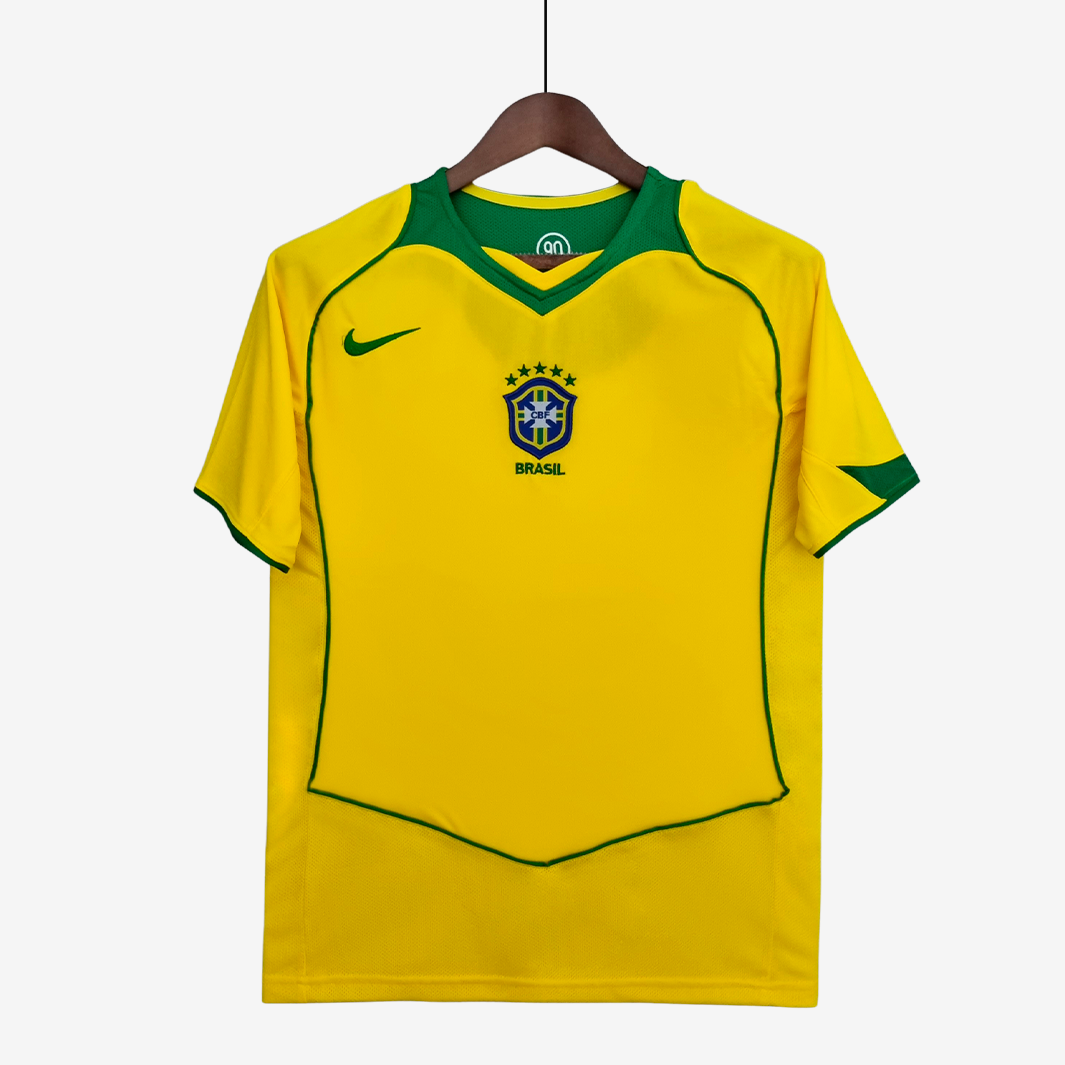 6-110 Camiseta Local Brasil 2004 – Versión Retro - Imagen 1