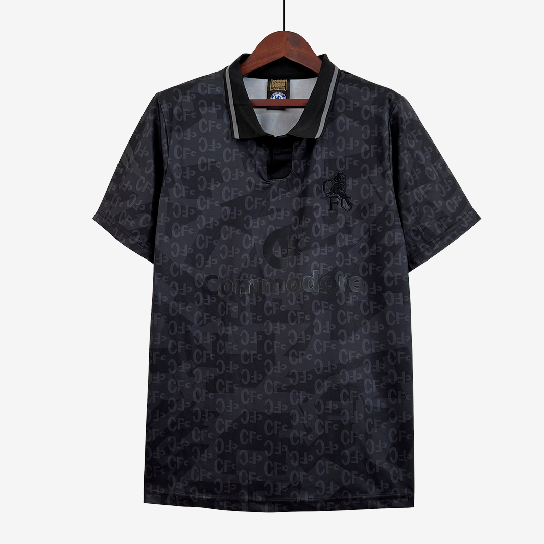 6-19 Chelsea 1992 Black Out Camiseta – Versión Retro - Imagen 1