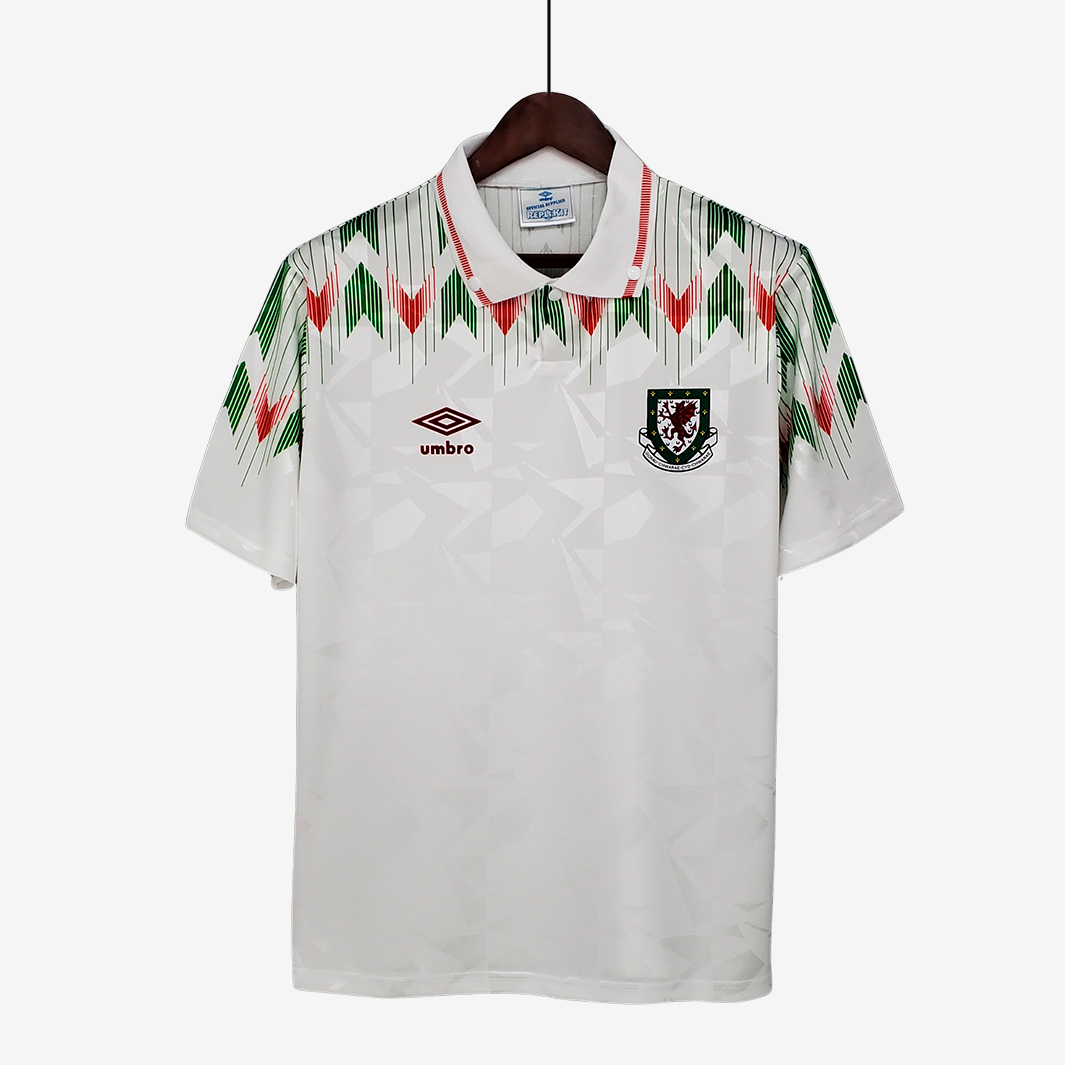 6-206 Camiseta Visitante Wales 1990/92 – Versión Retro - Imagen 1