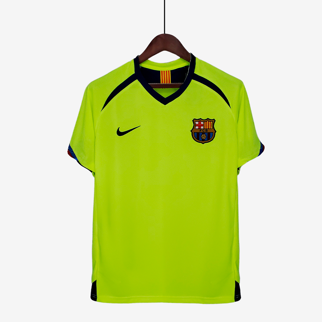 6-290 Camiseta Visitante Barcelona 2005/06 – Versión Retro - Imagen 1