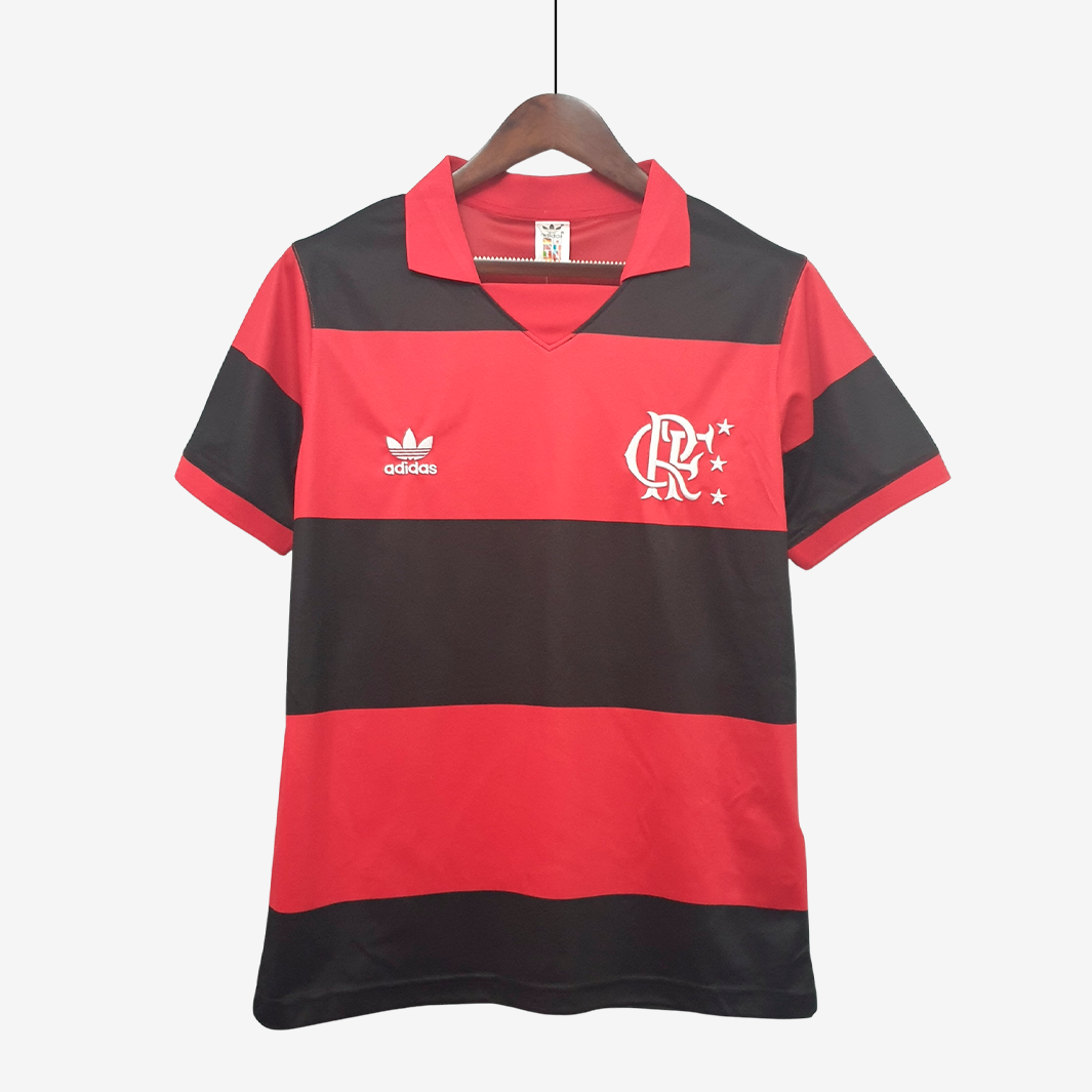 6-494 Flamengo 1982/83 Camiseta Local Versión Retro - Imagen 1