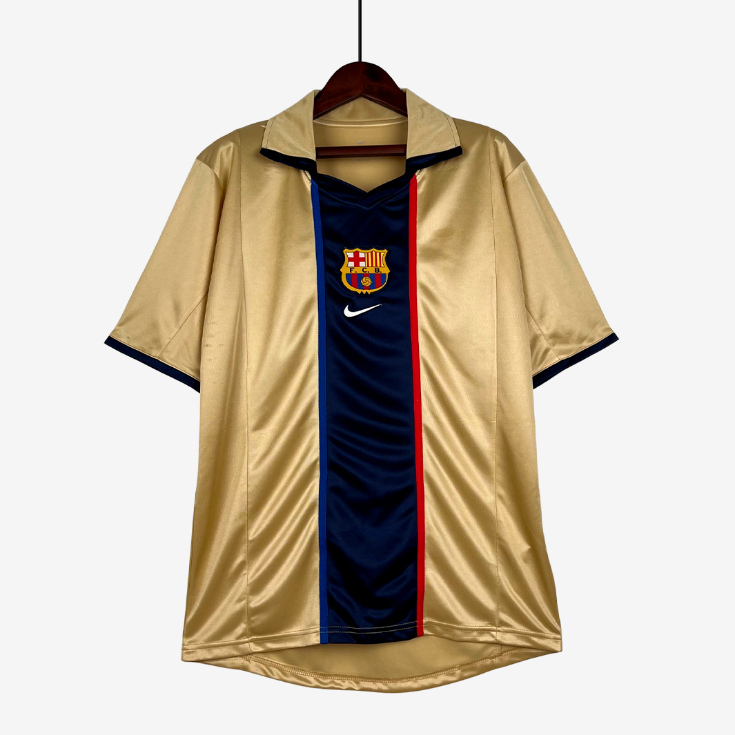 6-9 Camiseta Visitante Barcelona 2002/03 – Versión Retro - Imagen 1