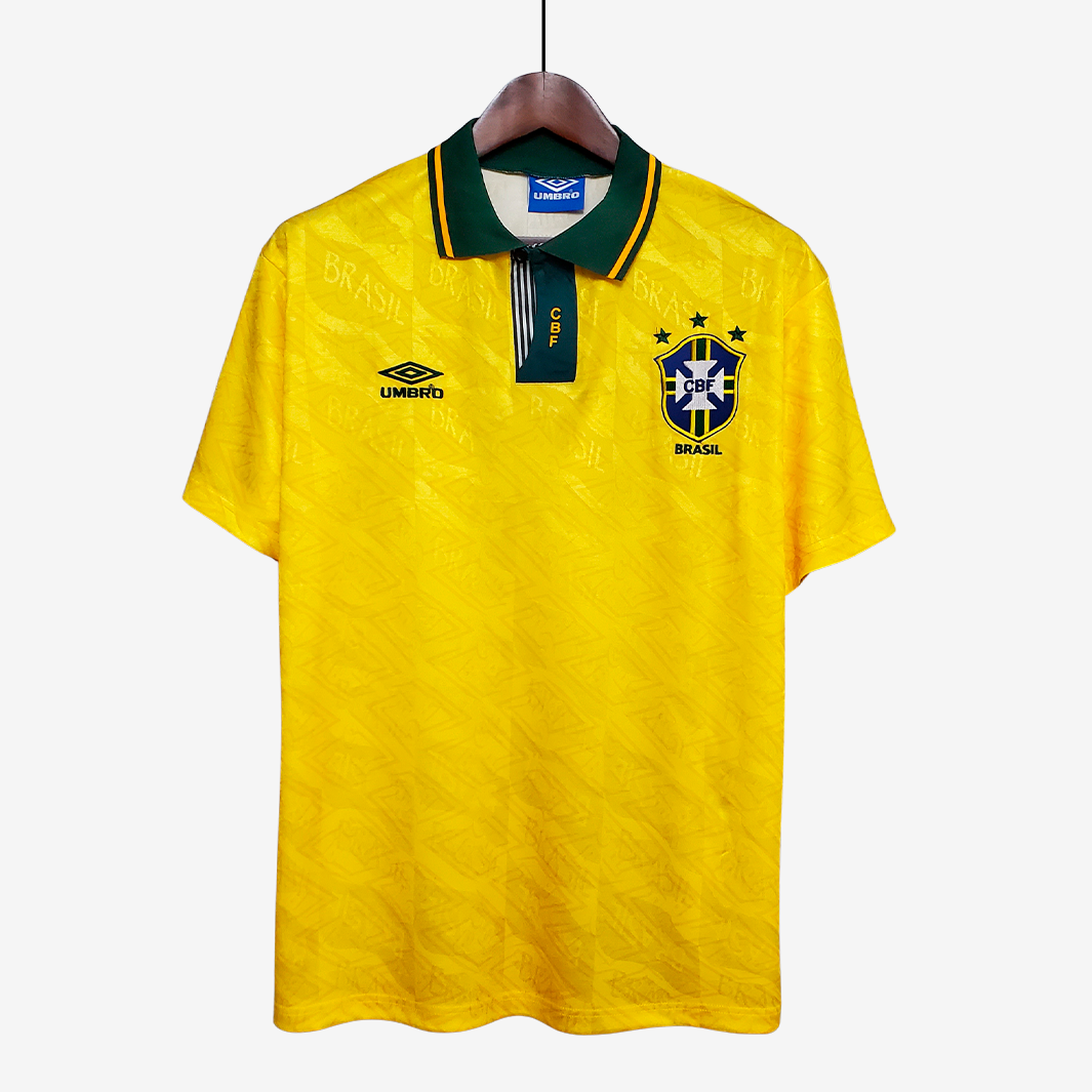 6-98 Camiseta Local Brasil 1991/93 – Versión Retro - Imagen 1