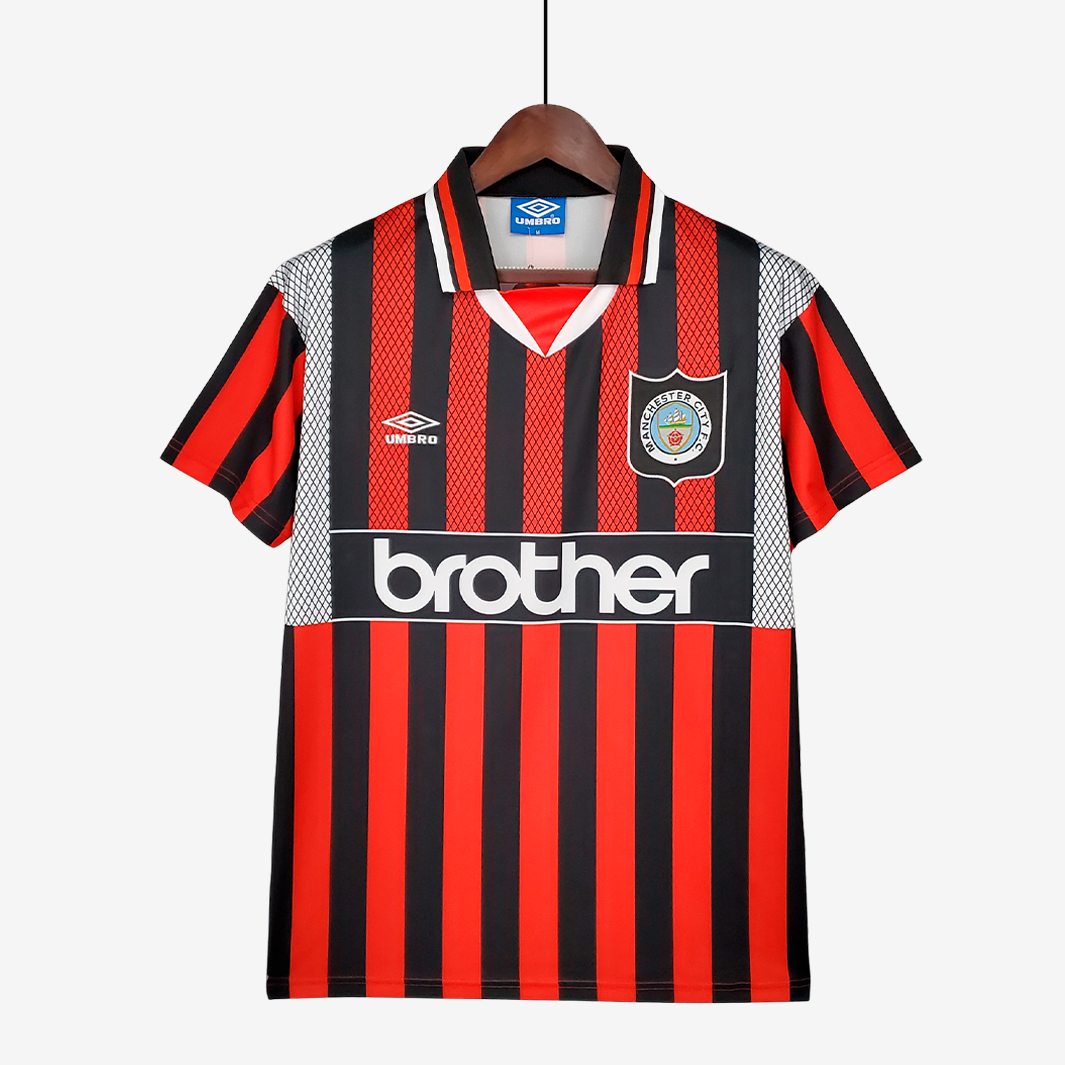 7-125 Camiseta Visitante Manchester City 1994/96 – Versión Retro - Imagen 1