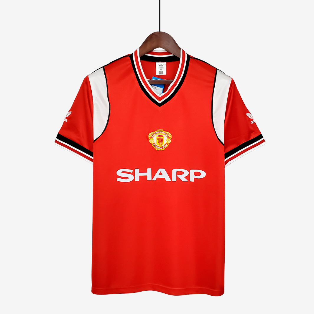 7-228 Manchester United 1985/86 Camiseta Local Versión Retro - Imagen 1