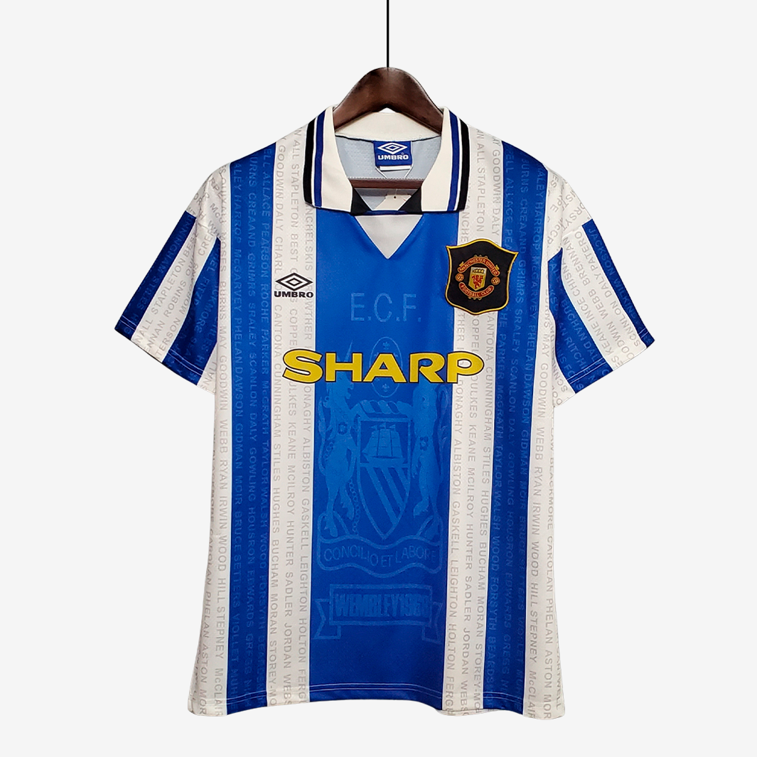 7-270 Manchester United 1994/96 Camiseta Visitante Versión Retro - Imagen 1