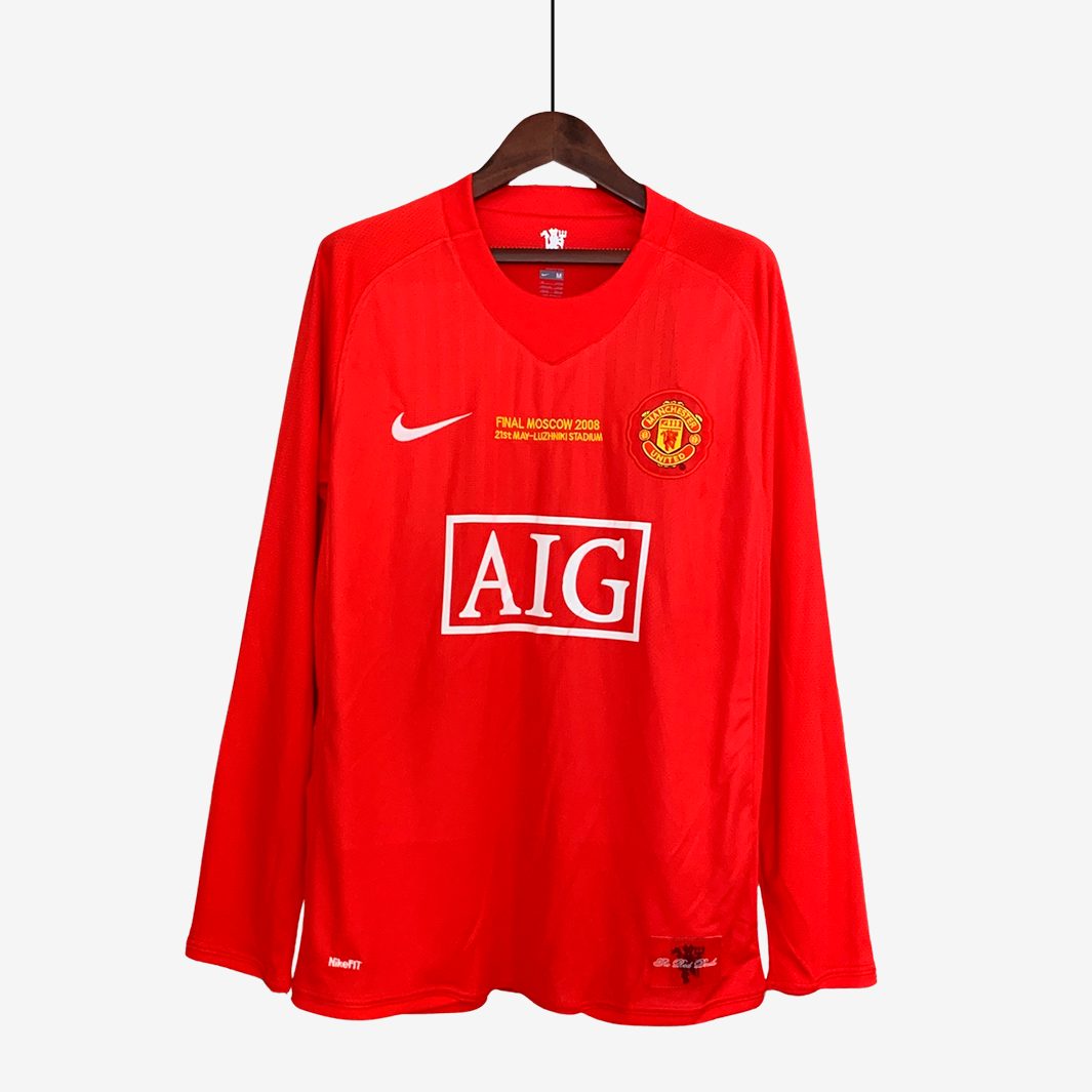 7-286_22afd8e6-c370-4776-a68a-22c0c41d89fc Camiseta Local Long Sleeve Champions League Manchester United 2007/08 – Versión Retro - Imagen 1