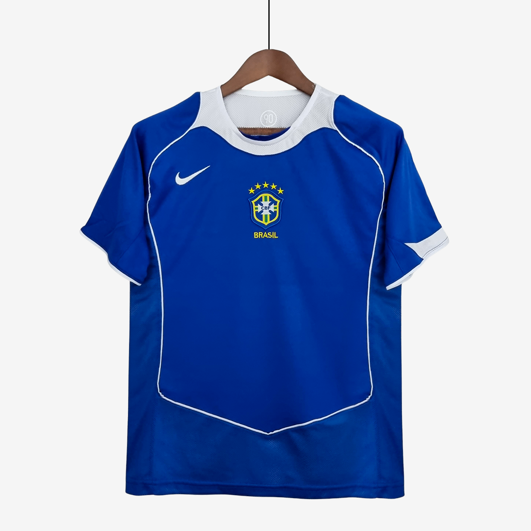 7-96 Camiseta Visitante Brasil 2004 – Versión Retro - Imagen 1
