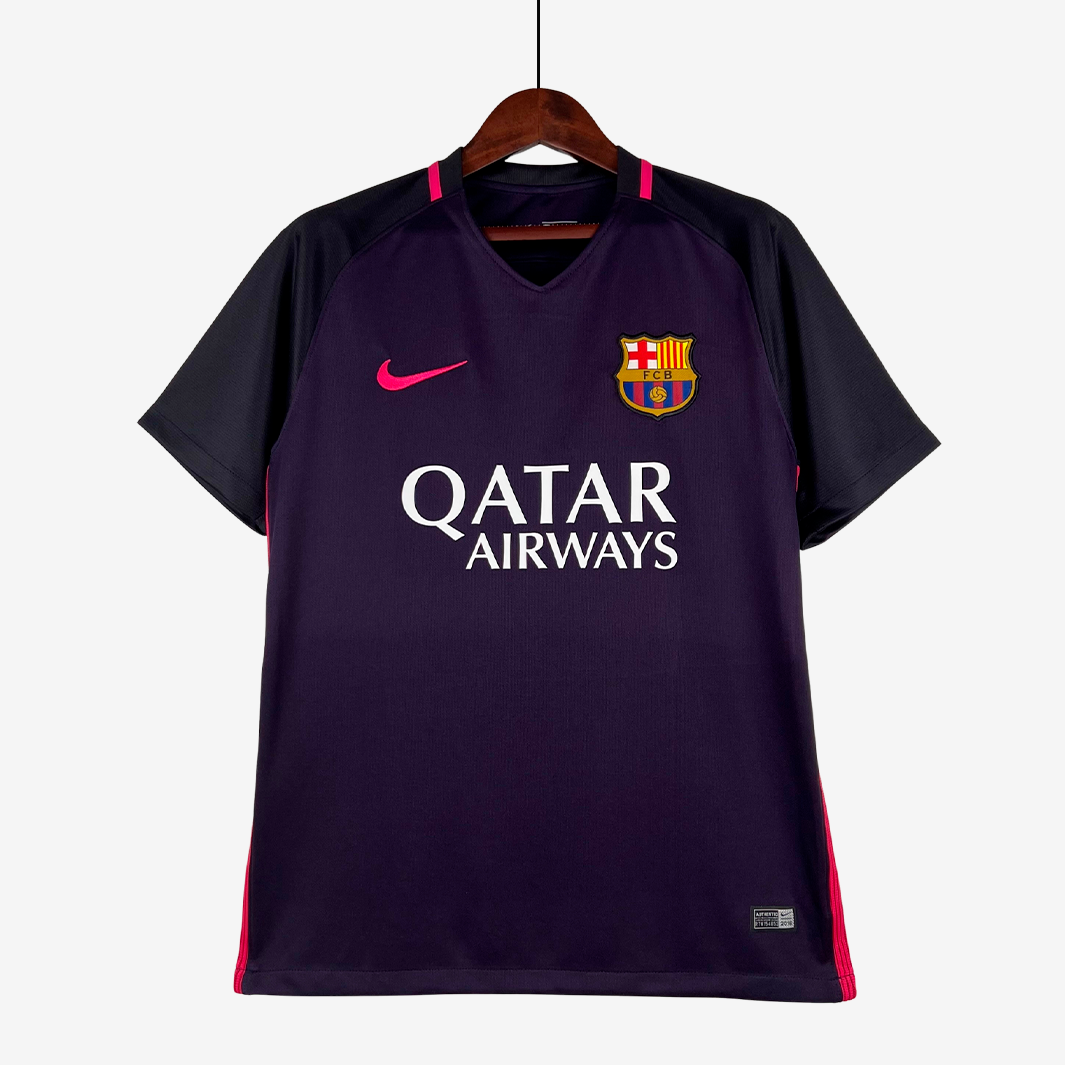 8-2 Camiseta Visitante Barcelona 2016/17 – Versión Retro - Imagen 1