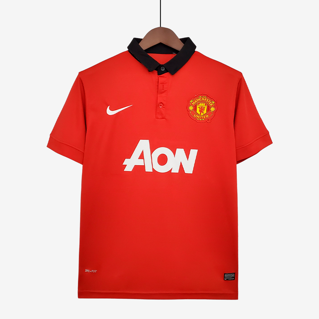 8-72 Camiseta Local Manchester United 2013/14 – Versión Retro - Imagen 1