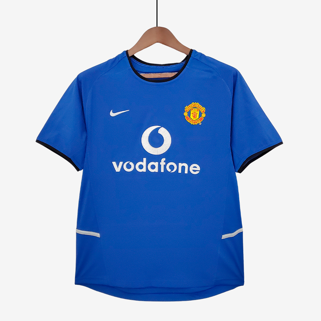 8-74 Camiseta Visitante Manchester United 2002/04 – Versión Retro - Imagen 1