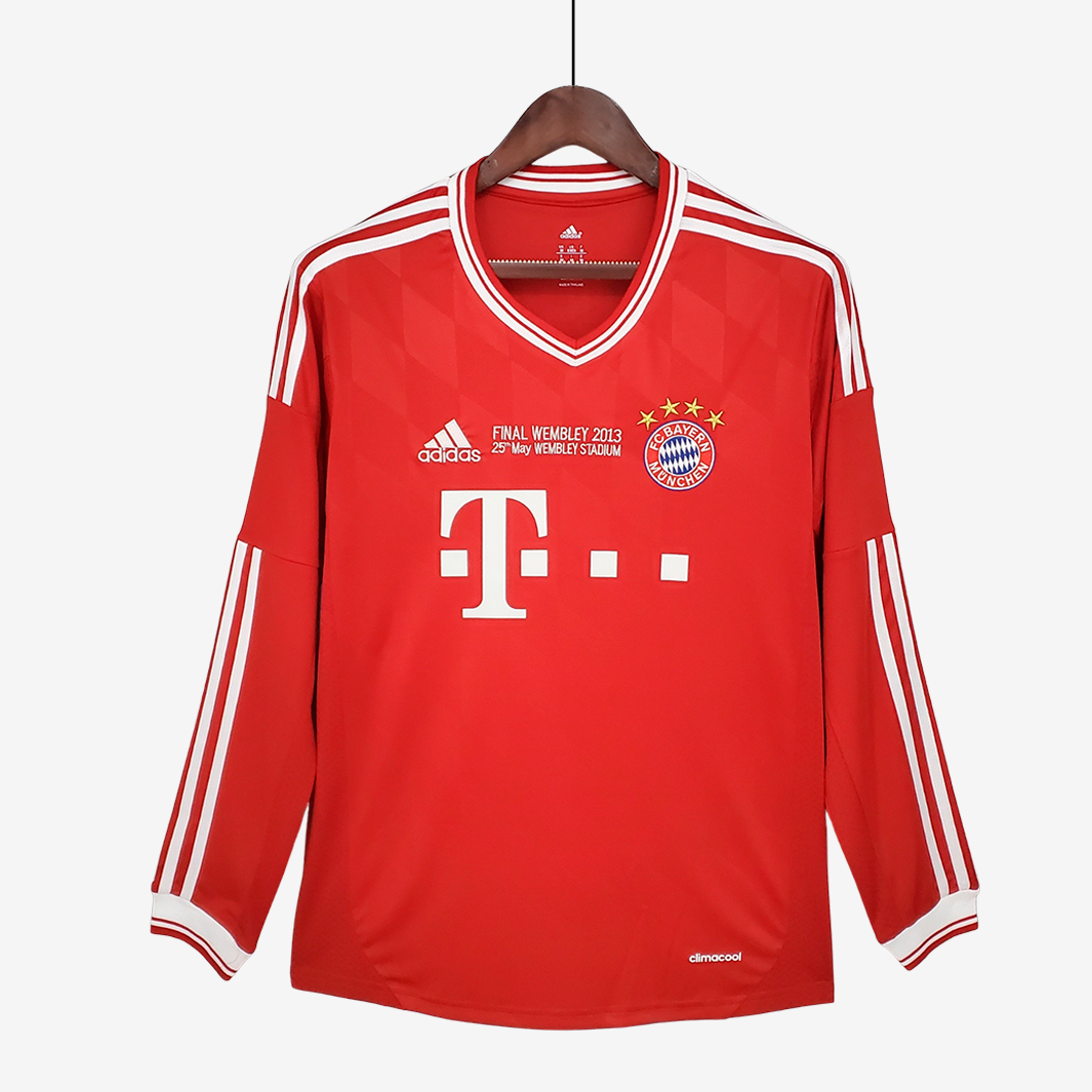 9-45 Camiseta Local Long Sleeve Bayern Munich 2013/14 – Versión Retro - Imagen 1