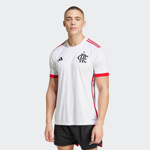 Camisa_2_CR_Flamengo_24_Branco_IP8207_21_model Flamengo 2024/25 Camiseta Visitante Versión Aficionado - Imagen 1