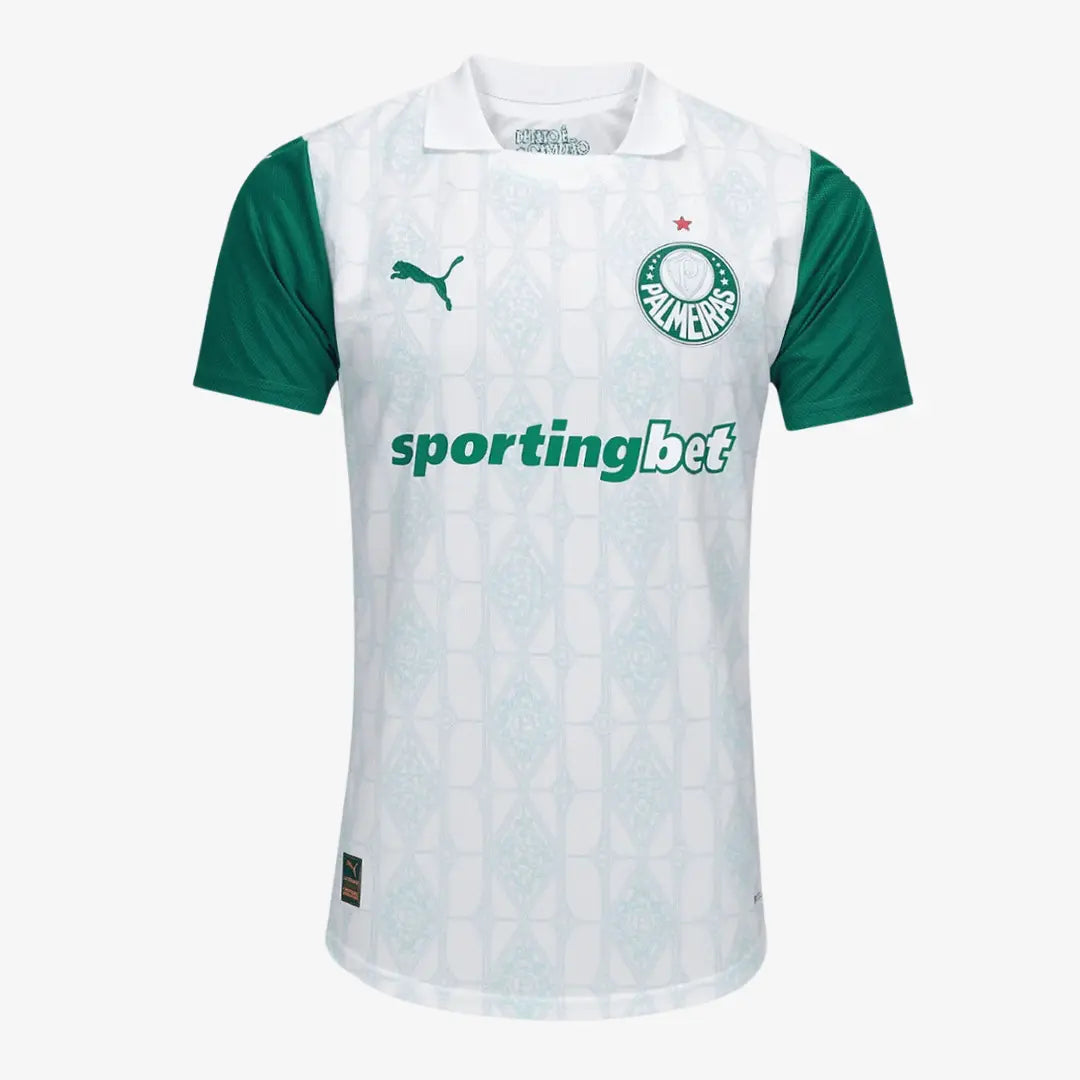 CopiadeMockupCamisasparaoSite_11 Camiseta Visitante Palmeiras 2025/26 – Versión Jugador - Imagen 1