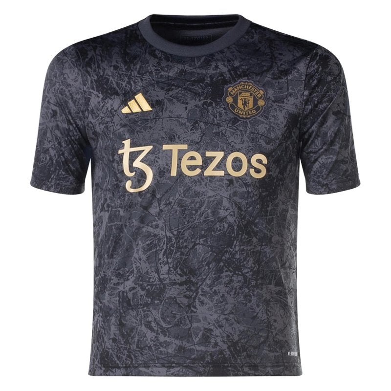 manchester-united-24-25-stone-roses-pre-match-jersey-fan-version-1 Manchester United 2024/25 Stone Roses Pre Match Camiseta Versión Aficionado - Imagen 1