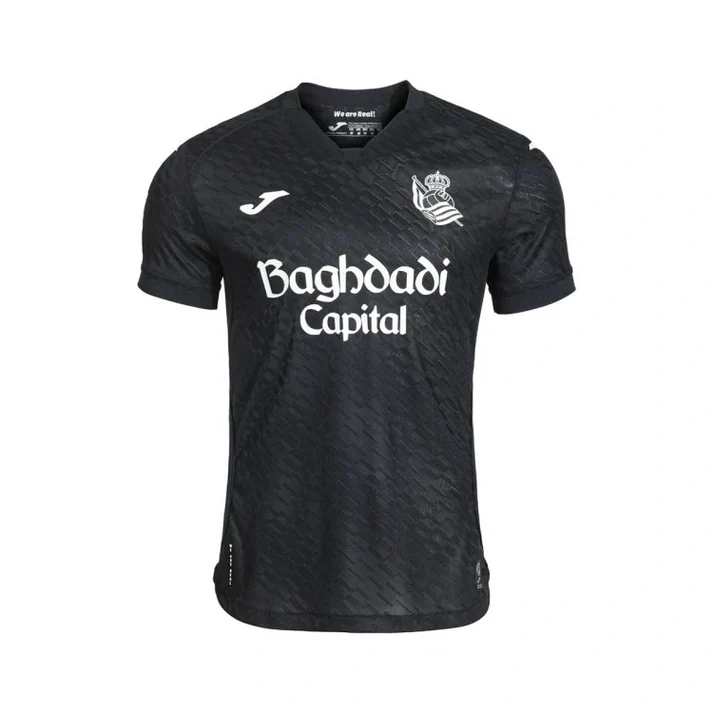 camiseta-joma-real-sociedad-segunda-equipacion-2026-2027-black-1.webp Camiseta Real Sociedad Visitante 26/27 Fan Version - Imagen 1